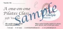 One-on-one Pilates Gift Voucher